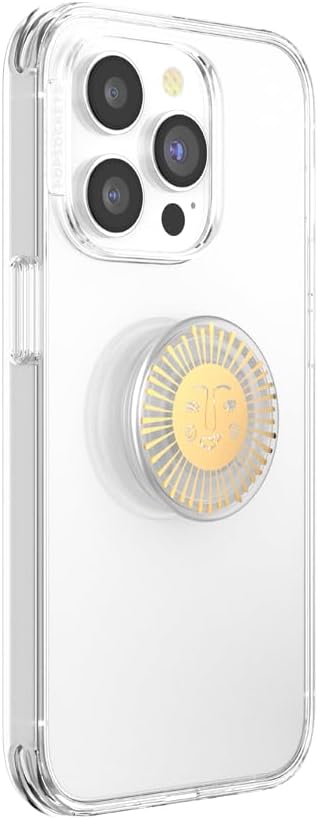 PopSockets Adhesive Phone Grip, Holder, Phone Stand, Yellow - Sun Goddess