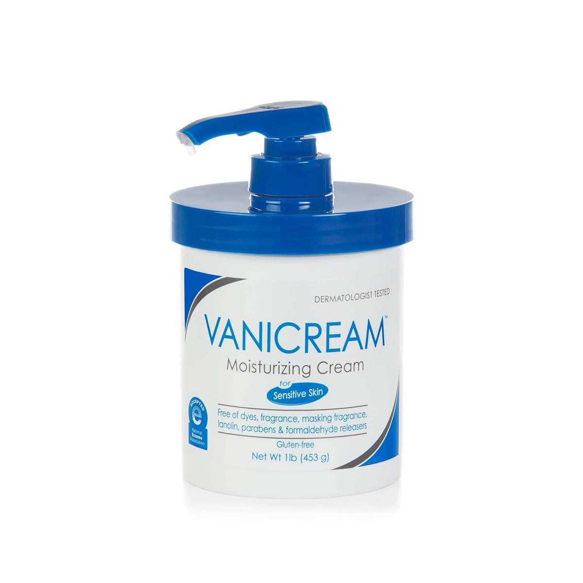 Vanicream 16 fl oz Moisturizing Skin Cream with Pump Dispenser - Sensitive Skin Formula