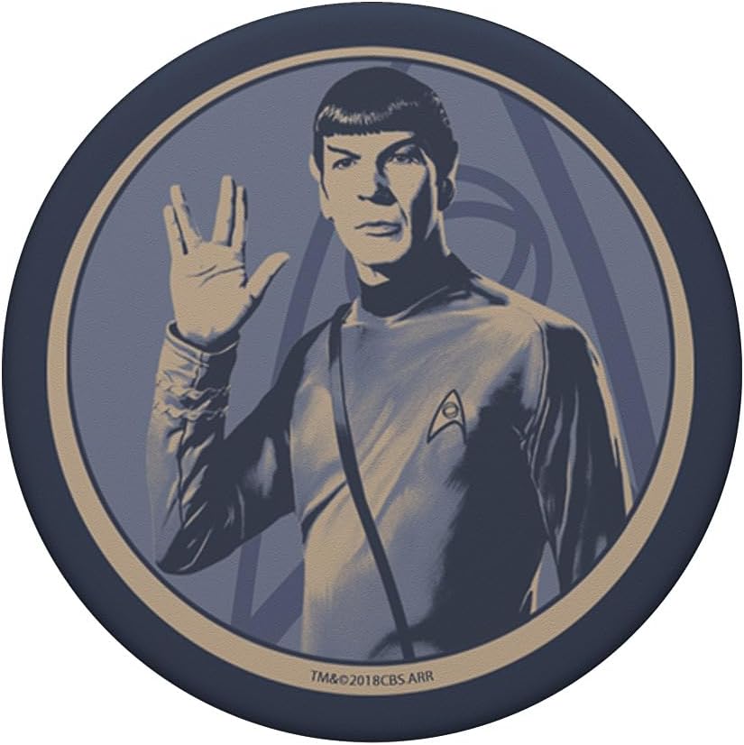 Star Trek Spock Live Long PopSockets Stand for Smartphones and Tablets PopSockets Adhesive PopGrip