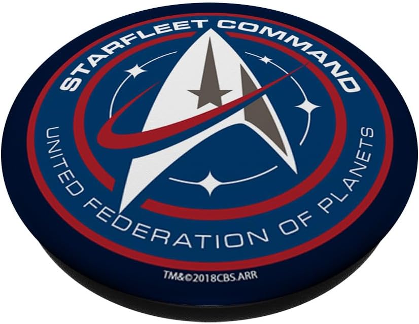 Star Trek Starfleet Badge PopSockets Stand for Smartphones and Tablets PopSockets Adhesive PopGrip