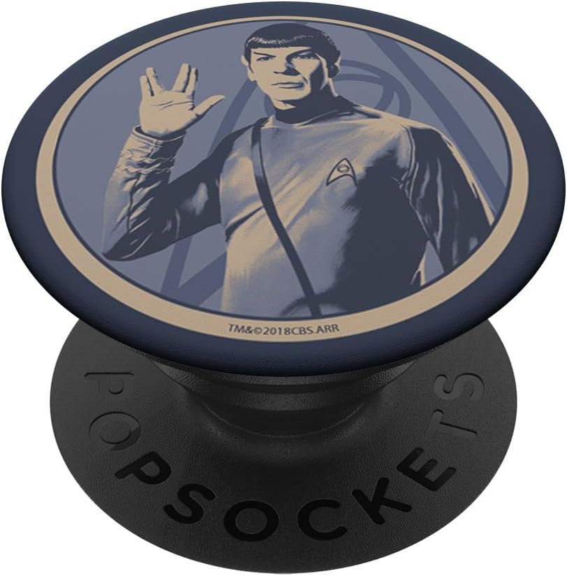 Star Trek Spock Live Long PopSockets Stand for Smartphones and Tablets PopSockets Adhesive PopGrip
