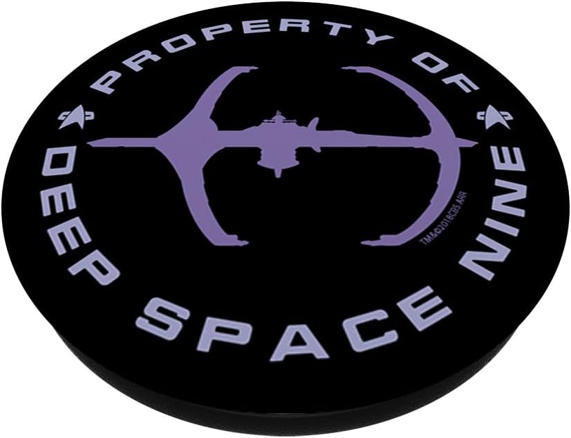 Star Trek Property of DS9 PopSockets Stand for Smartphones and Tablets PopSockets Adhesive PopGrip
