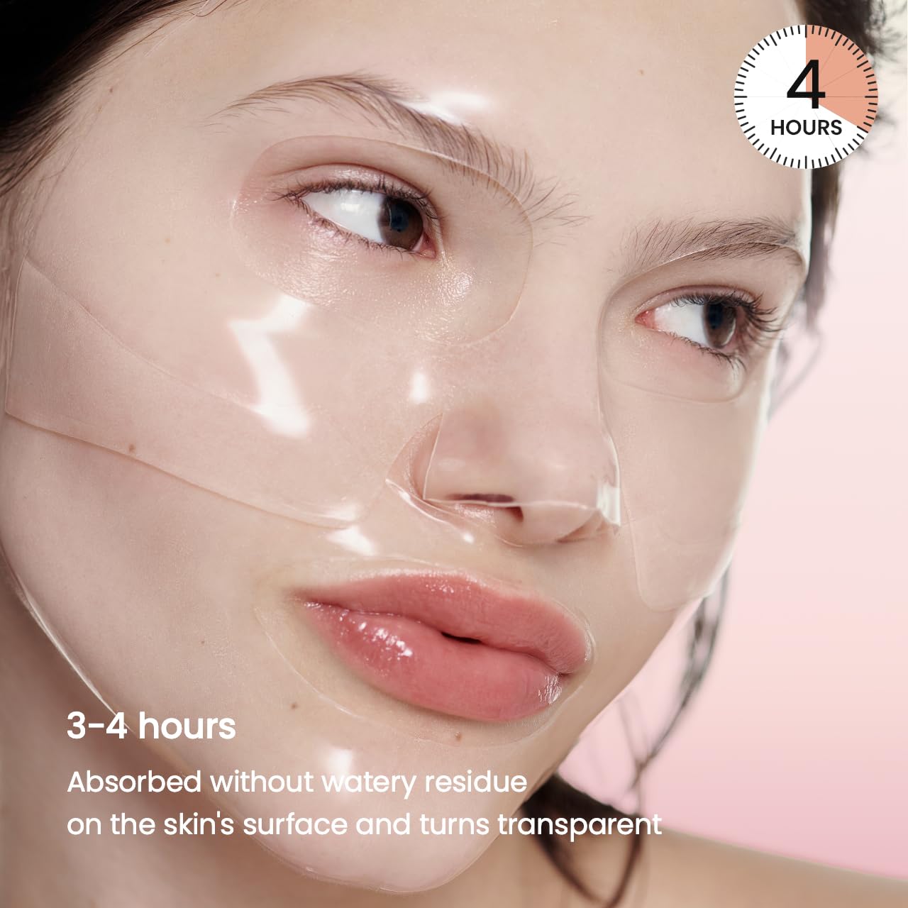 BIODANCE Bio-Collagen Real Deep Mask, Hydrating Overnight Hydrogel Face Mask, Pore Minimizing, Elasticity, Plumping Improvement, Korean Skin Care | 1.19oz(34g) x 4ea