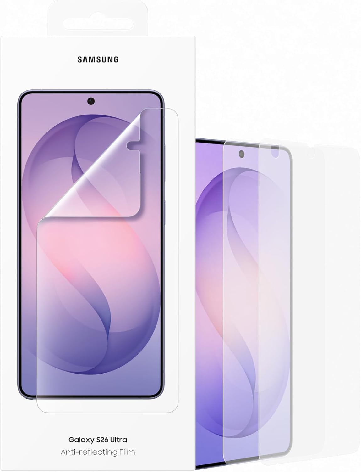 Samsung Galaxy S26 Ultra Anti-Reflecting Film, Phone Screen Protector, Anti-Scratch, Dust, and Fingerprint Shield, Anti-Glare, High Touch Sensitivity, Transparent