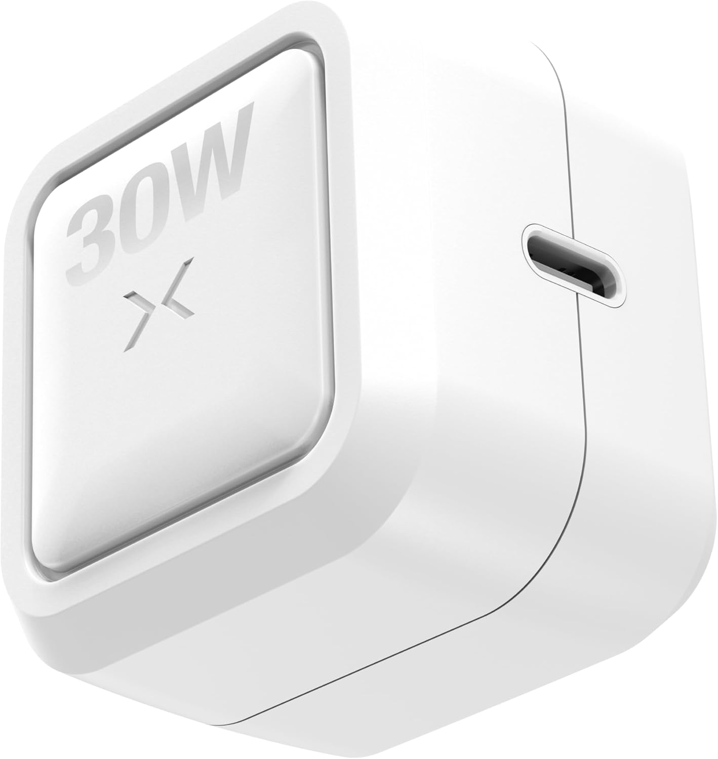 NOCO XGrid X30: 30W USB-C Charger – Single Port GaN Power Adapter with PD 3.0, QC 4.0+, and PPS – Fast Charging with Smart Power Distribution – Foldable Wall Plug, UL Listed