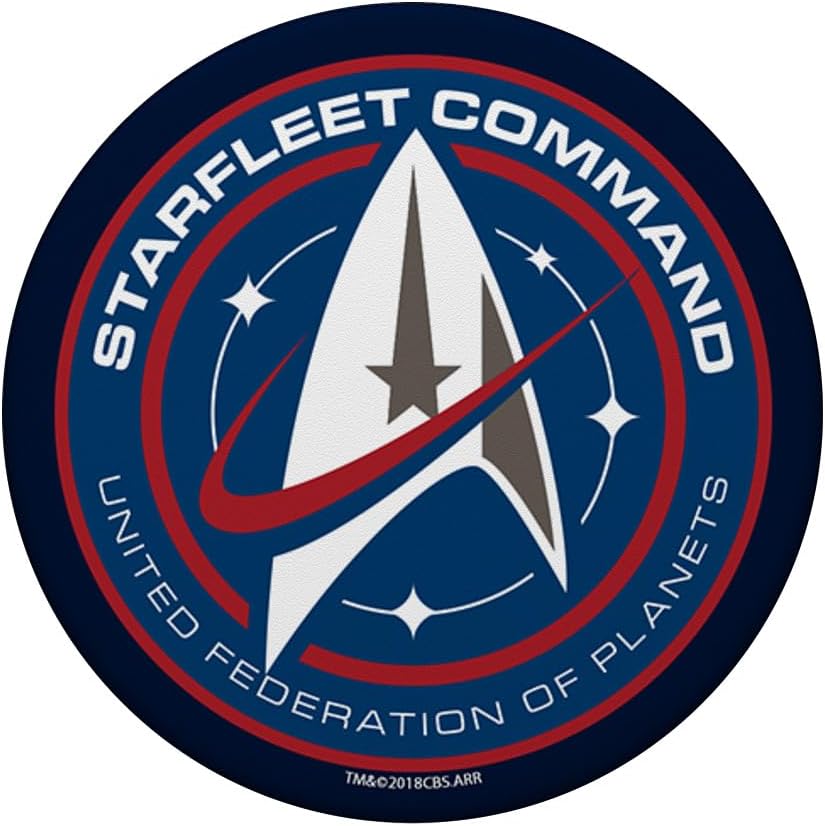 Star Trek Starfleet Badge PopSockets Stand for Smartphones and Tablets PopSockets Adhesive PopGrip