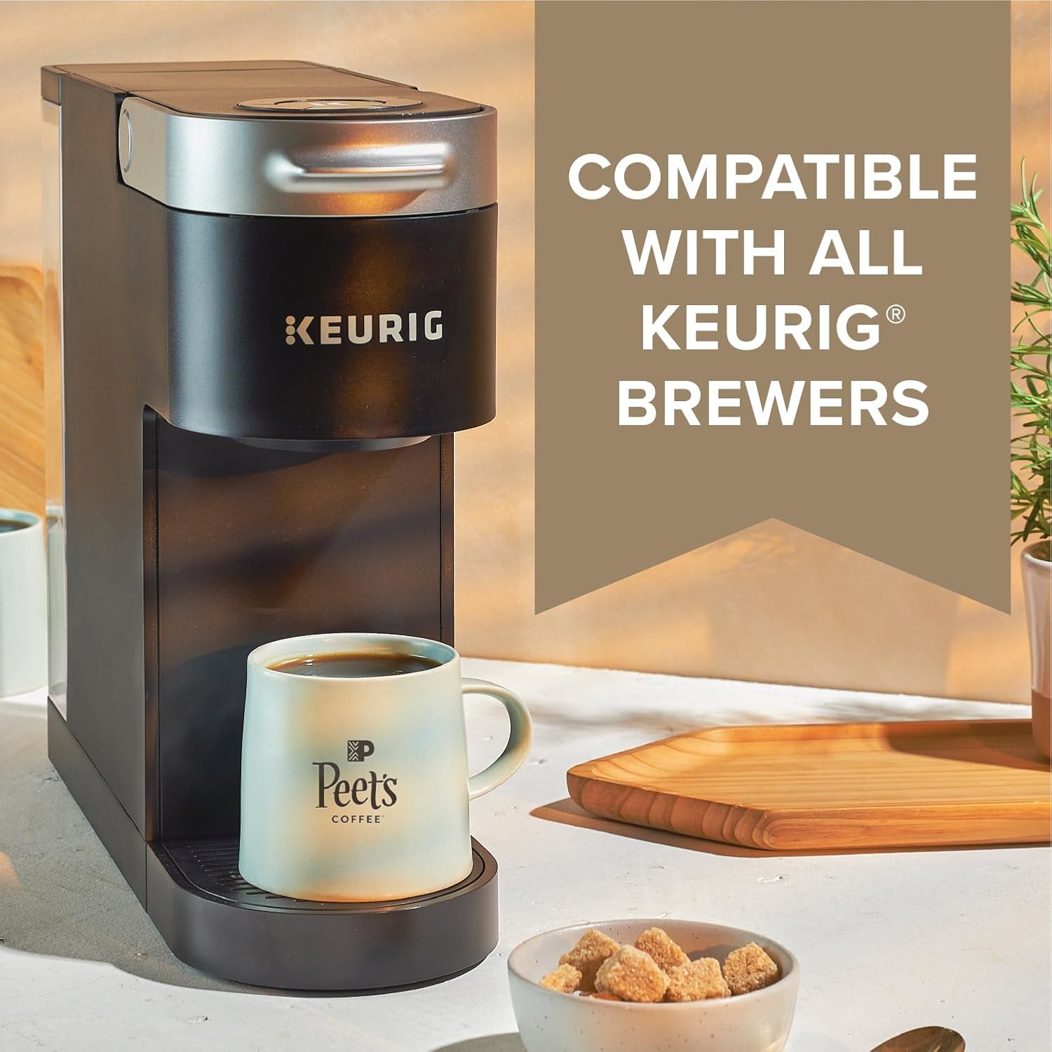 Peet's Coffee, Dark Roast Keurig K-Cup Pods, 100% Arabica Coffee - Major Dickason's Blend 75 Count (1 Box of 75 Pods)