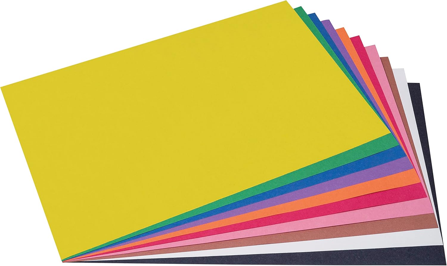 Prang (Formerly SunWorks) Construction Paper, 10 Assorted Colors, 12" x 18", 50 Sheets