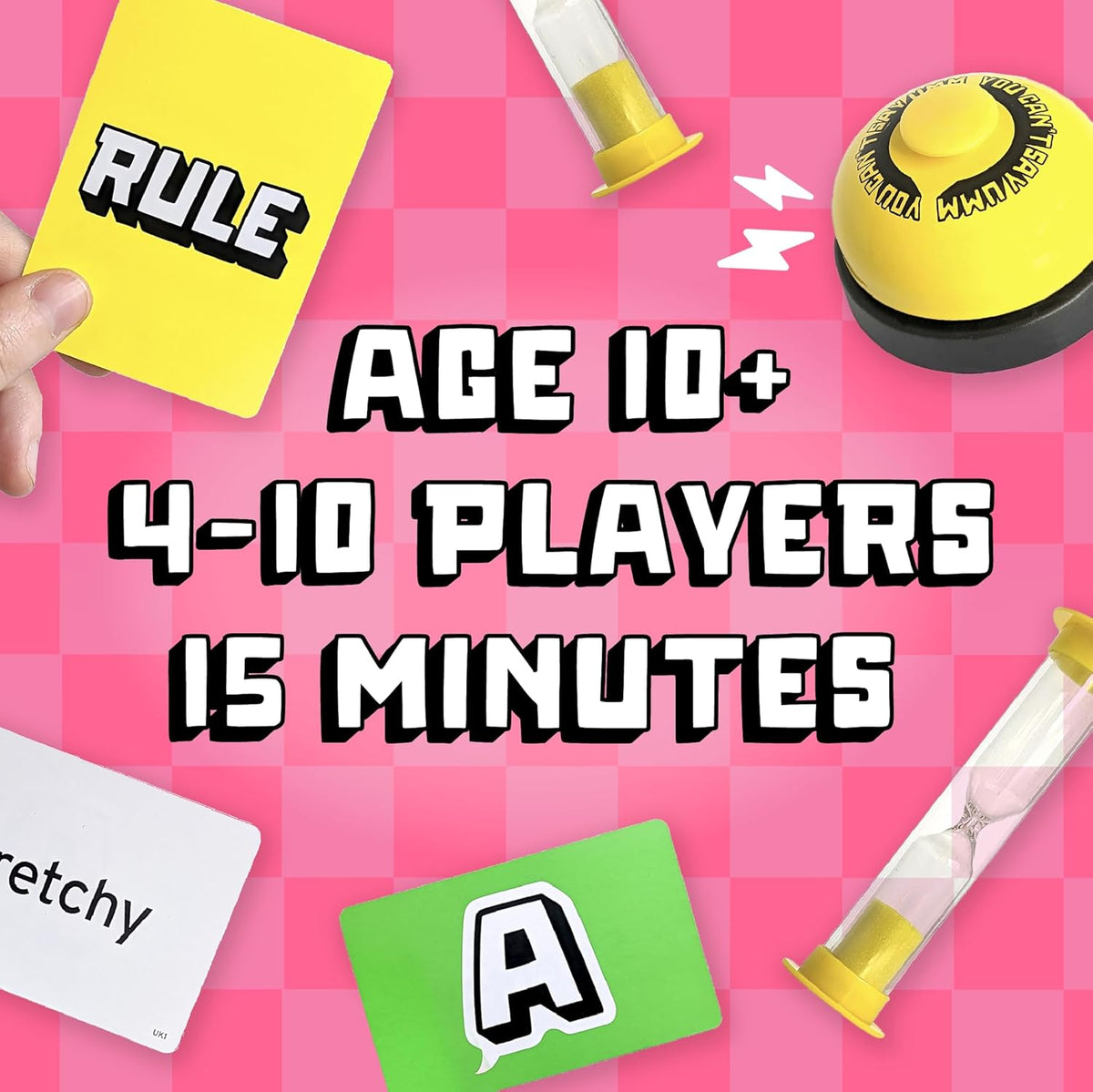 You Can't Say UMM: A Party Game for Family and Adults, Fast-Paced Family Word Game, Must Have for Game Night, Bonus Content Included