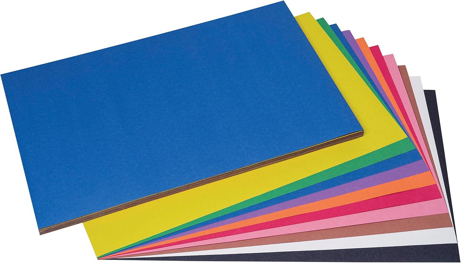 Prang (Formerly SunWorks) Construction Paper, 10 Assorted Colors, 12" x 18", 50 Sheets