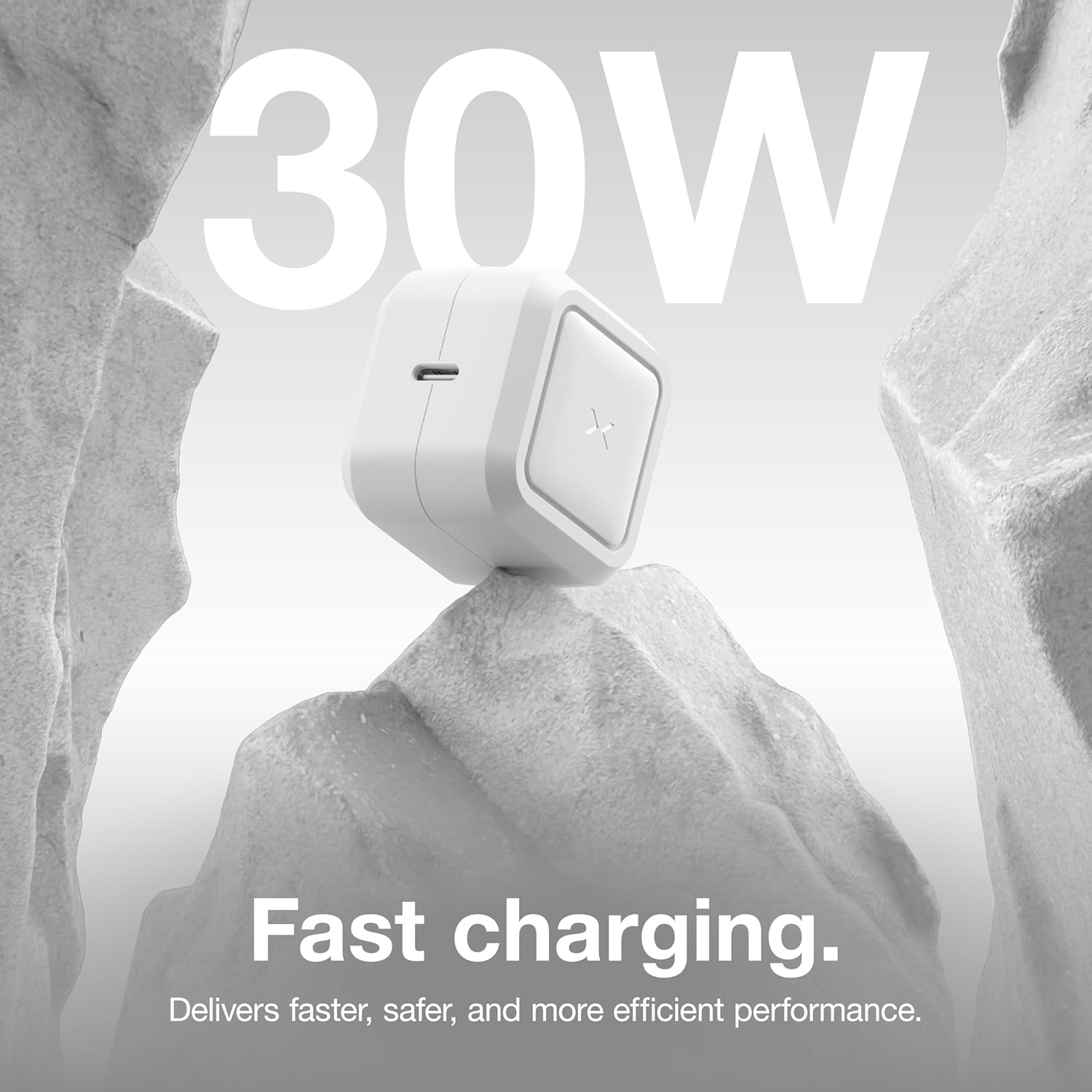 NOCO XGrid X30: 30W USB-C Charger – Single Port GaN Power Adapter with PD 3.0, QC 4.0+, and PPS – Fast Charging with Smart Power Distribution – Foldable Wall Plug, UL Listed