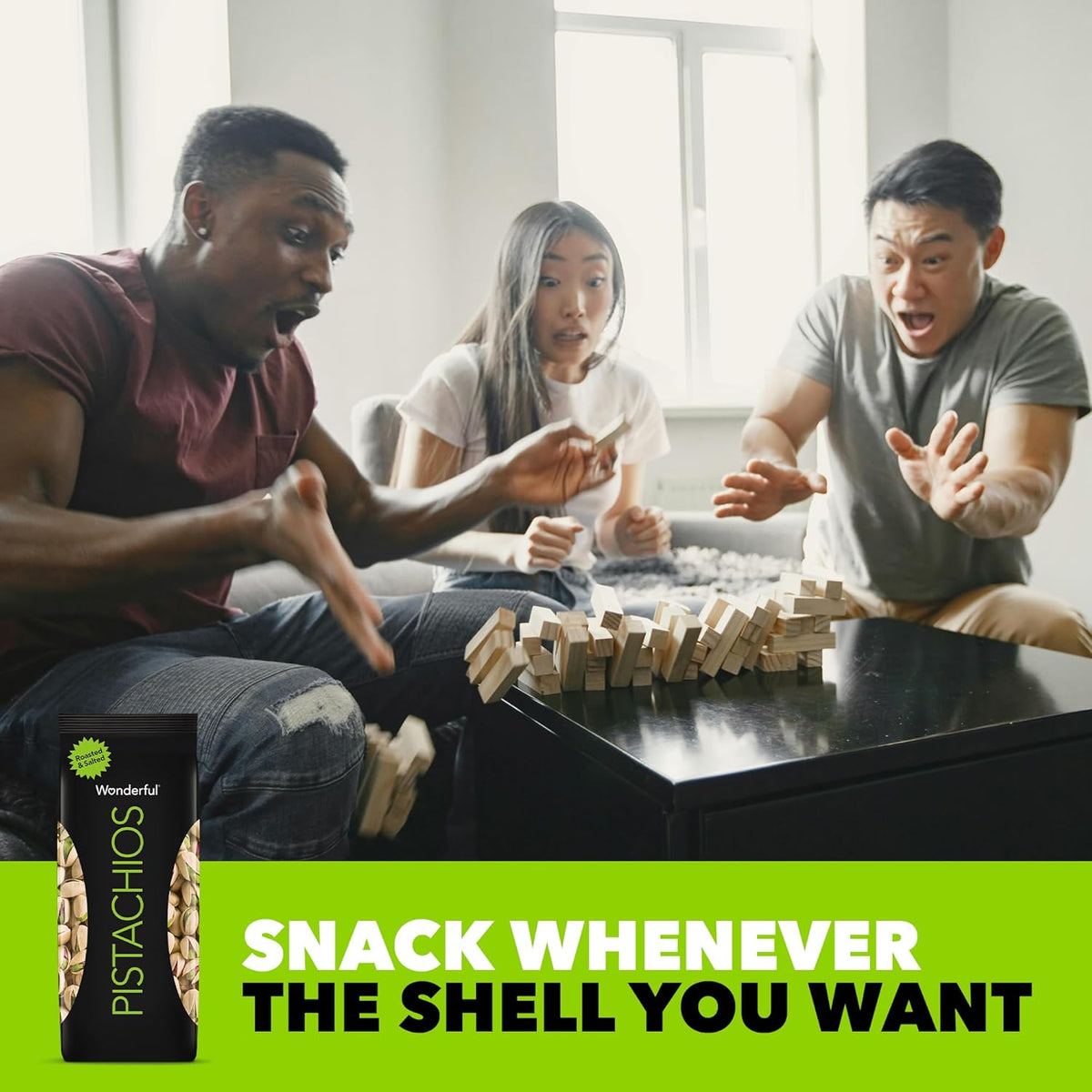 wonderful pistachios in shell roasted salted nuts 48 ounce resealable bag gluten free protein snacks