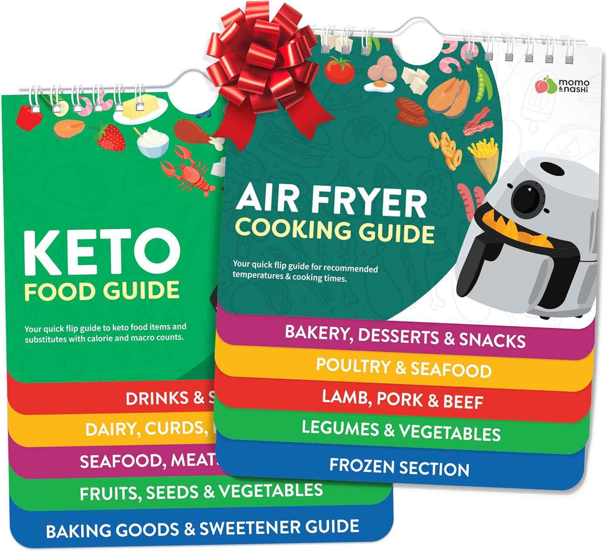 Air Fryer Cheat Sheet Magnets Cooking Guide Booklet - Air Fryer Cookbooks - Air Fryer Liners - Air Fryers Kitchen Gifts Gadgets 2025 and 2026 - Air Fryer Accessories - Air Fryer Cooking Guide