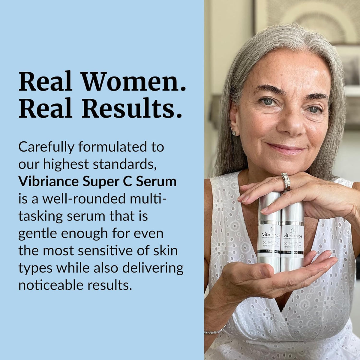 vibrance super c serum for mature skin, 1 fl oz, all-in-one vitamin formula hydrates and firms