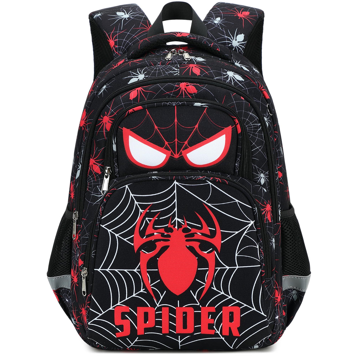 abshoo Cute Spider School Backpack For Boys Elementary Kindergarten Kids School Bag (Spider Black)