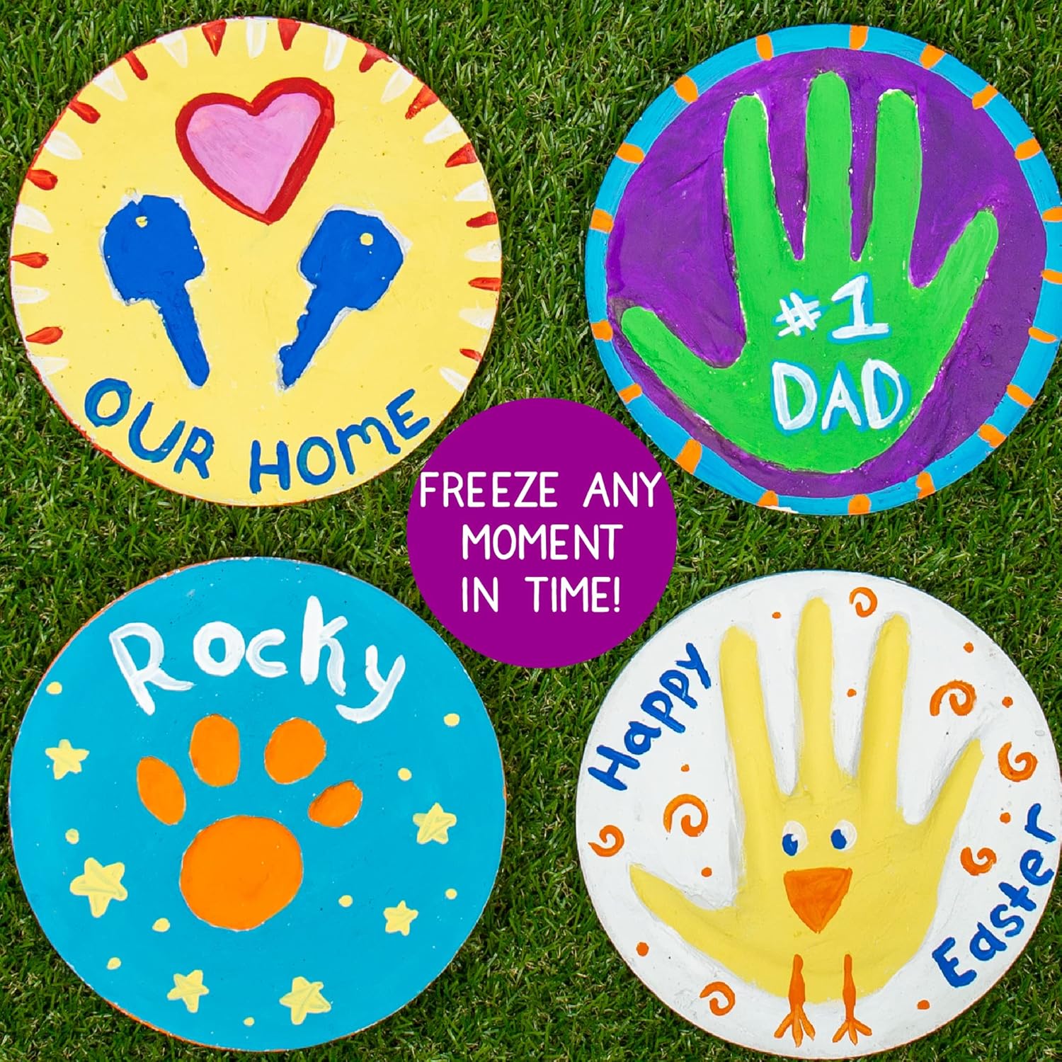 Creative Roots Create Your Own Handprint Stone by Horizon Group USA