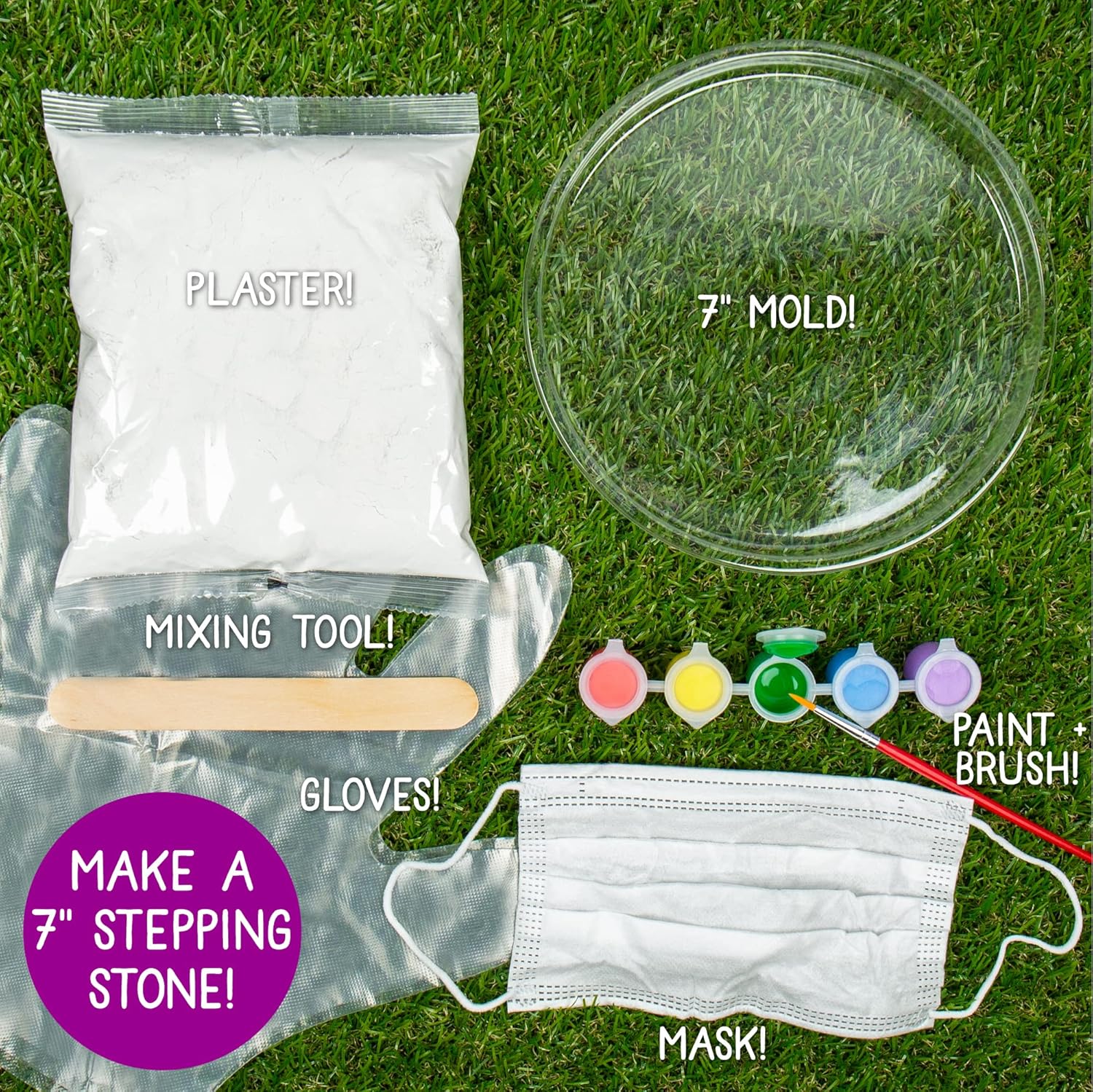 Creative Roots Create Your Own Handprint Stone by Horizon Group USA